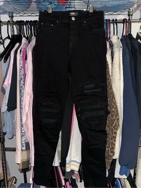 AMIRI Black High-Rise Denim Jeans